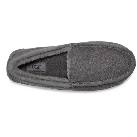Like new! Men\'s UGG Gray Wool/Suede Ascot UGGpure Lined Slipper - sz. 11 main image 8